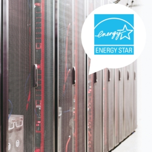 Energy Star certified server racks.